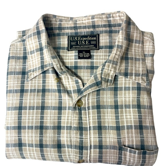 U.S. Expedition button‎ down shirt men’s size XL - Picture 1 of 7